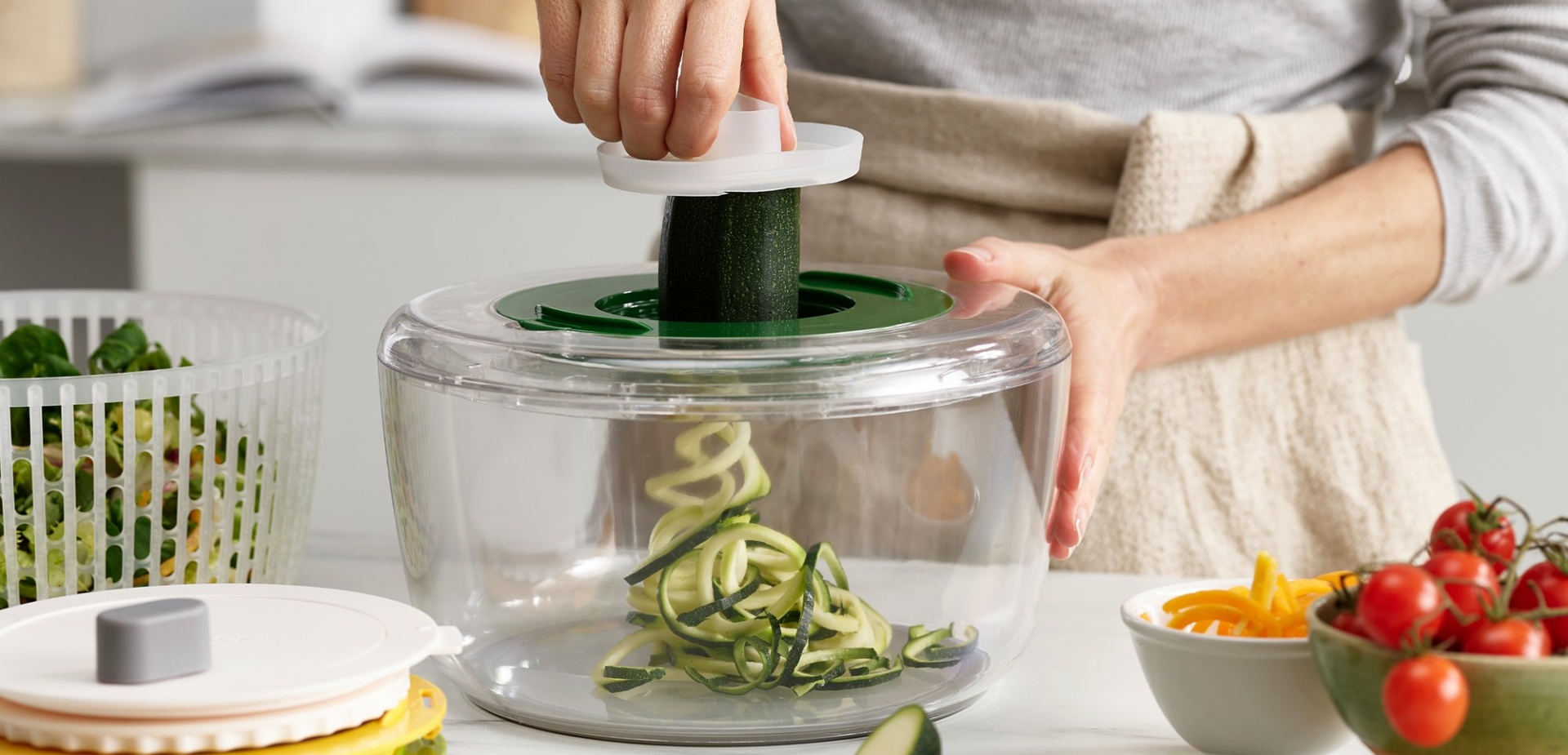 Multi-Prep Salad Spinner – MoMA Design Store